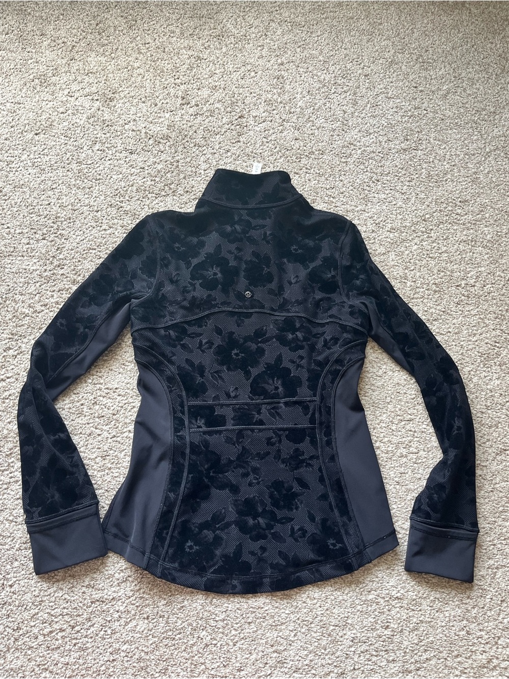 Lululemon Velvet Floral Burnout Define Jacket Size 8 - Picture 2 of 6
